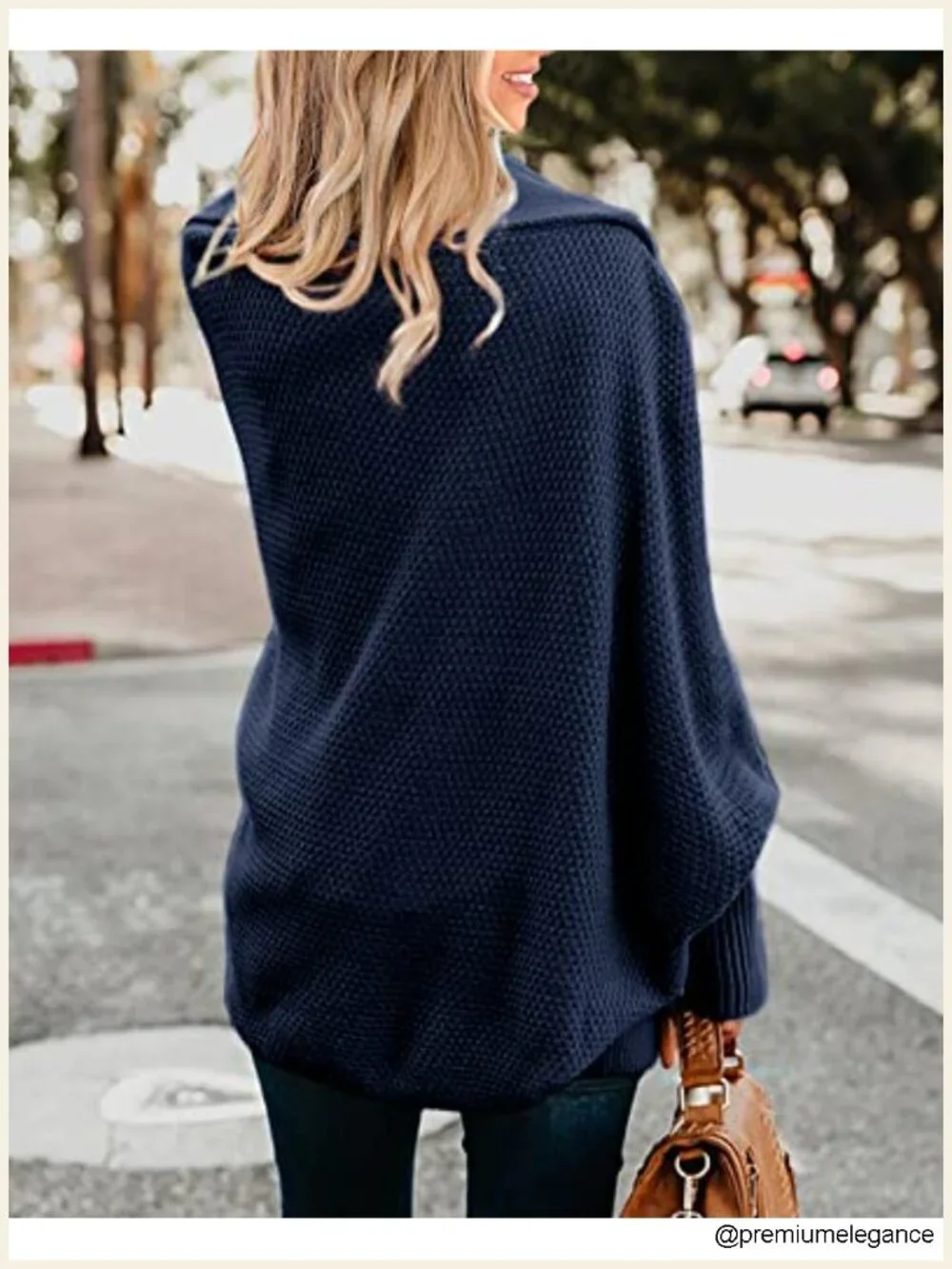 Chunky Oversized Batwing Sleeve Cable Knit Cardigan